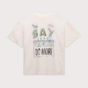 MEN - TEE SAY LESS DO MORE WHITE - HTG