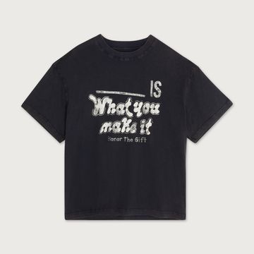 MEN - TEE WHAT YOU MAKE IT BLACK - HTG