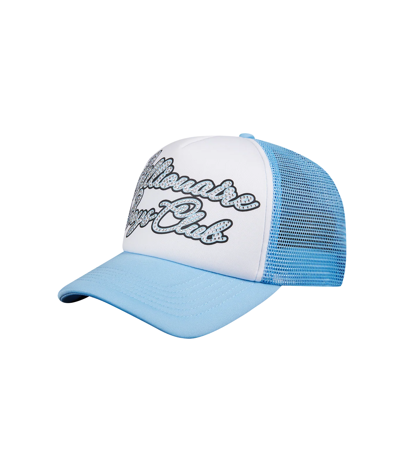 MEN - DIAMOND SCRIPT TRUCKER CAP BLUE/WHITE - BBC