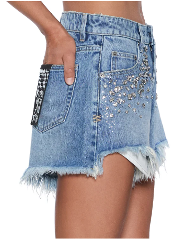 WOMEN - SHORT KUTT OFF KULTURE CRYSTAL - Ksubi