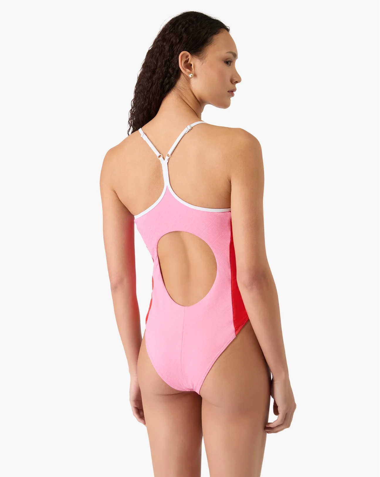 WOMEN - Pink Monogram Swimsuit - Casa Blanca