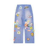 MEN - GENTLEMEN'S WAFFLE SWEATPANT PURPLE - BWA
