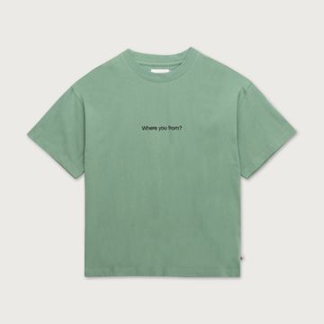 MEN - TEE WHERE YOU FROM GREEN - HTG