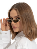 WOMEN - YELLOW GOLD SUNGLASSES - The Attico