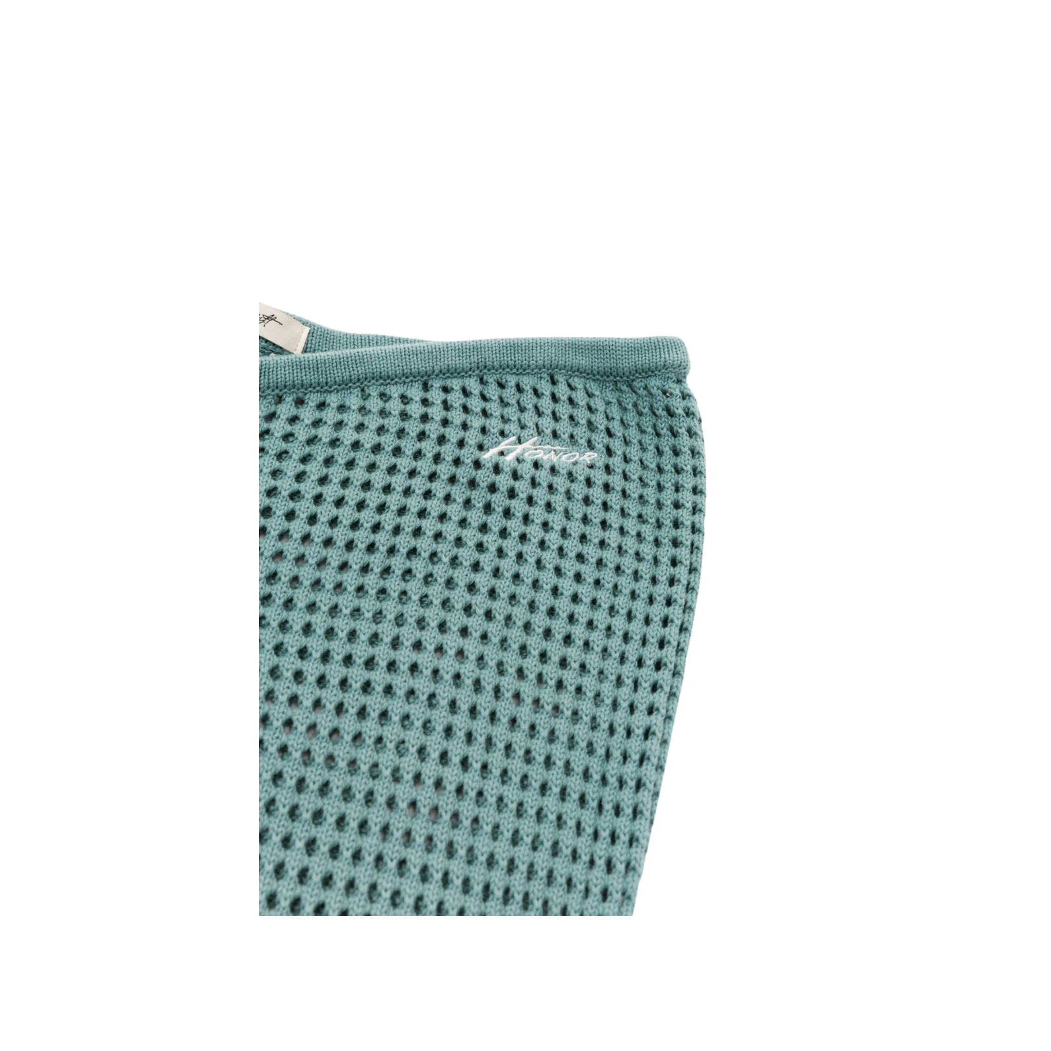 WOMEN - CROCHET OMBRE PANTS GREEN - HTG