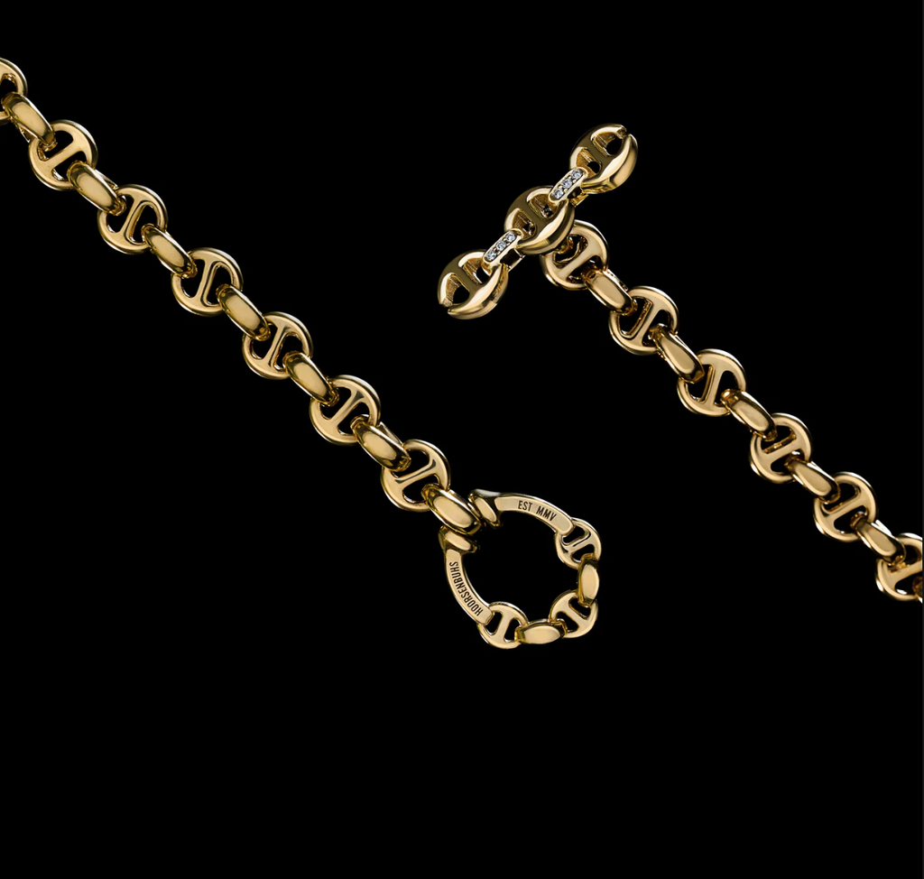 ID BRACELET GOLD AND DIAMOND - Hoorsenbuhs