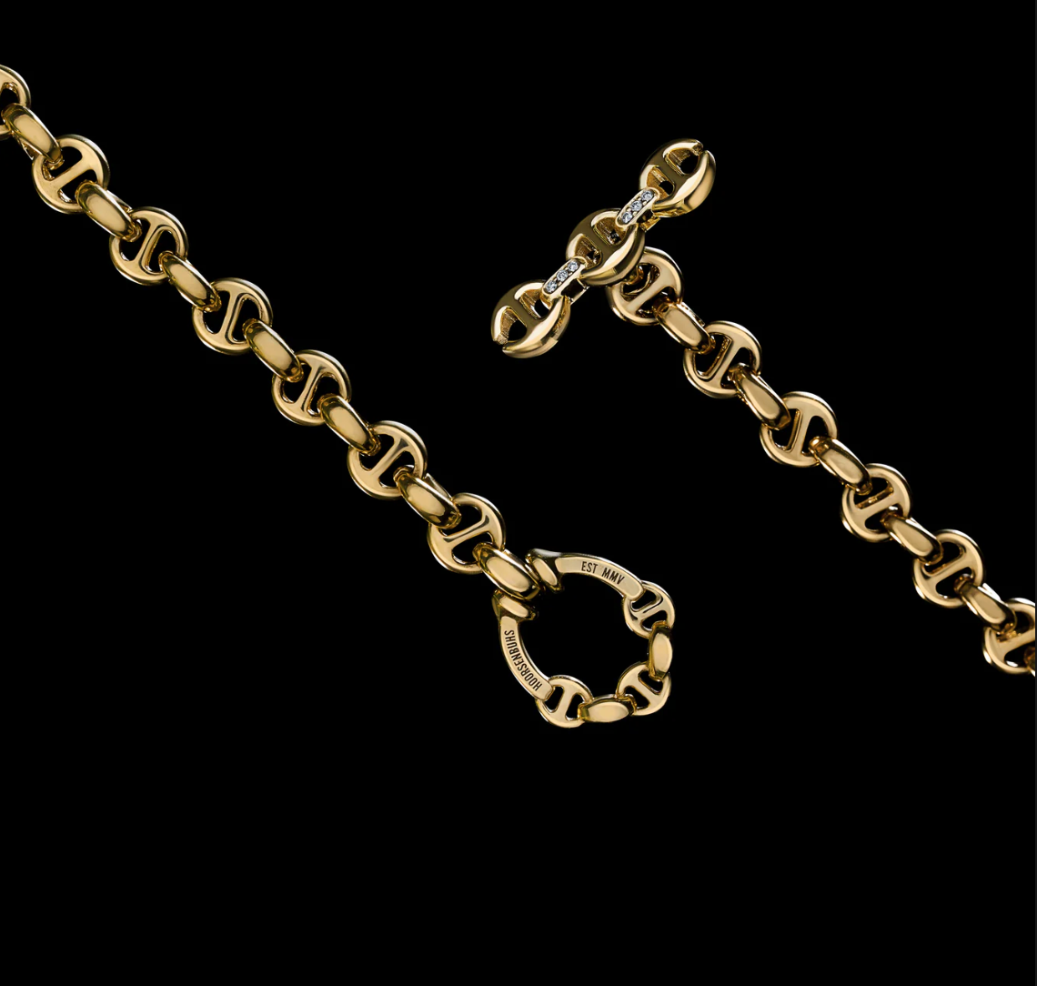 ID BRACELET GOLD AND DIAMOND - Hoorsenbuhs