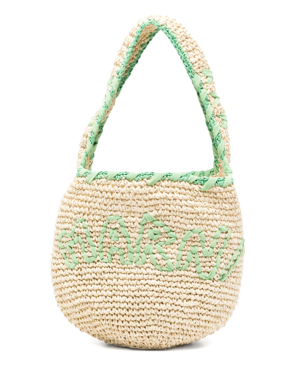 WOMEN - PETIT SAC HOBO NASSA RAFIA VERT - Marni