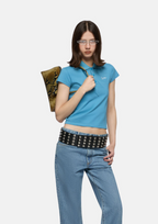 WOMEN - POLO BLUE WITH LOGO - The Attico