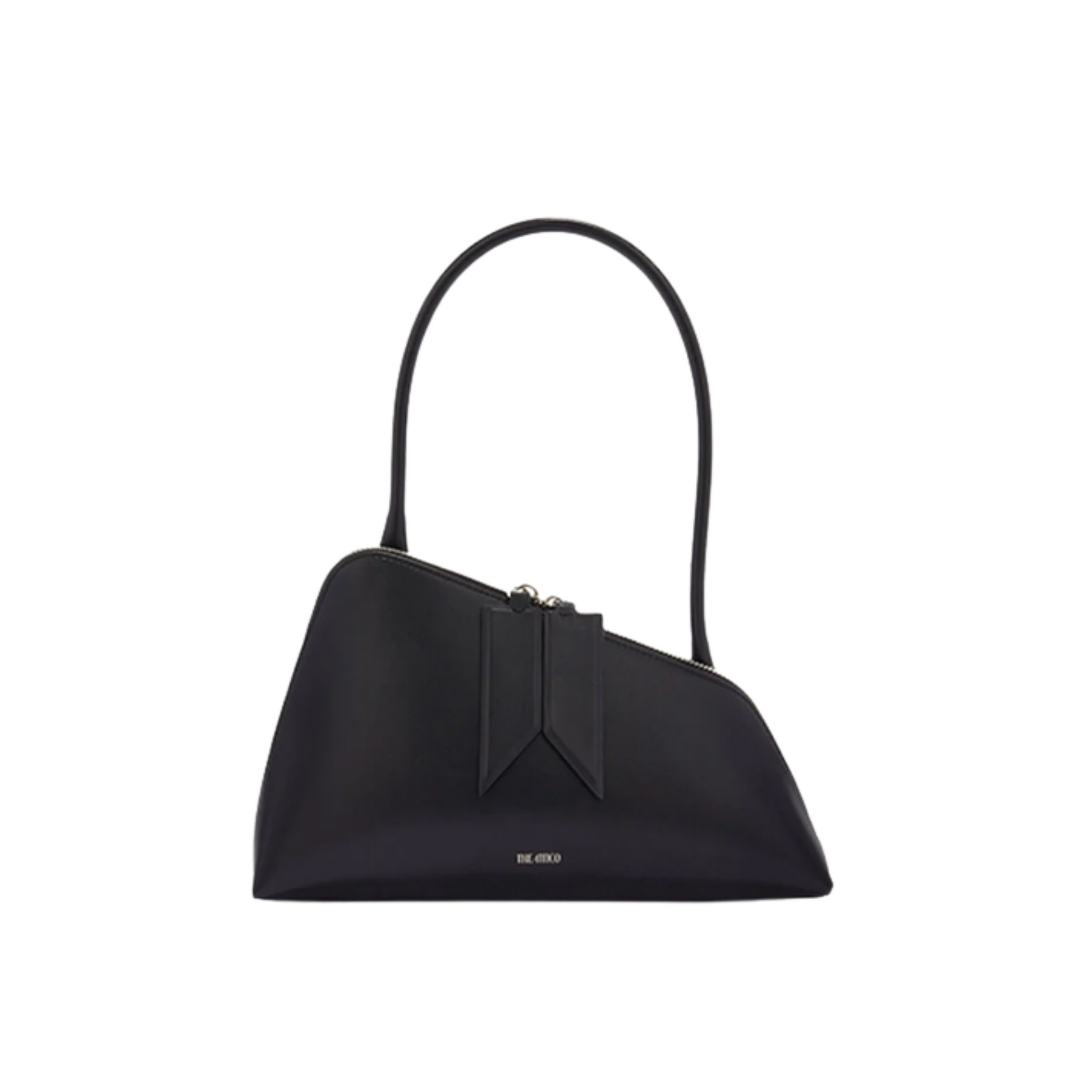"Sunrise" Shoulder bag Calf leather Black - The Attico