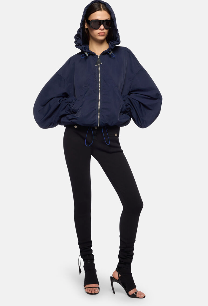 WOMEN - NAVY BLUE BOMBERS - The Attico