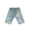 MEN - BUTTERFLY DENIM SHORT MULTI COLORS - About Dreams