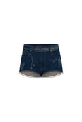 WOMEN - MINI SHORT TROMPE L'OEIL DENIM - JPG