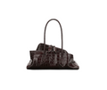 BAG - LA PASSEGGIATA SMALL COFFEE TOP HANDLE - The Attico