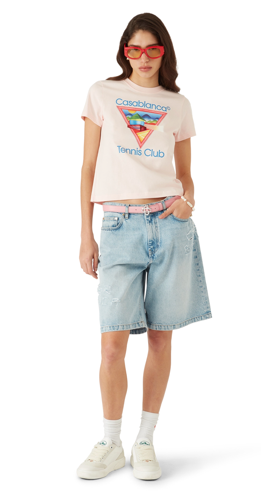 WOMEN - T-SHIRT TENNIS CLUB ICON pink - Casa Blanc