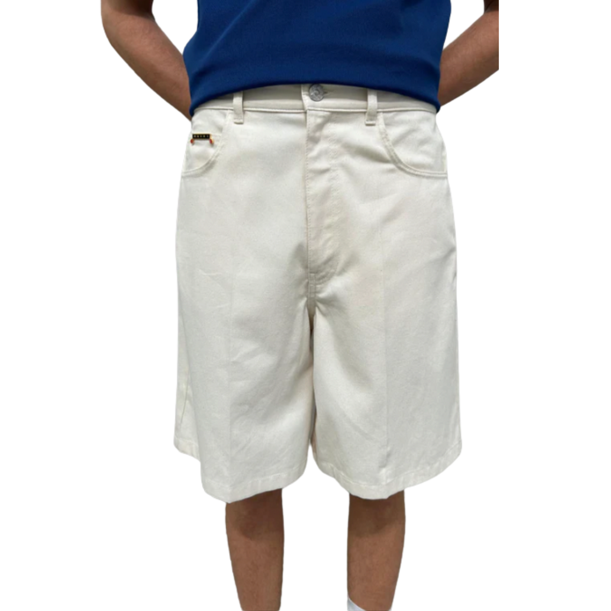 MEN - SHORT COLORED LIGHT DENIM BONE - Marni