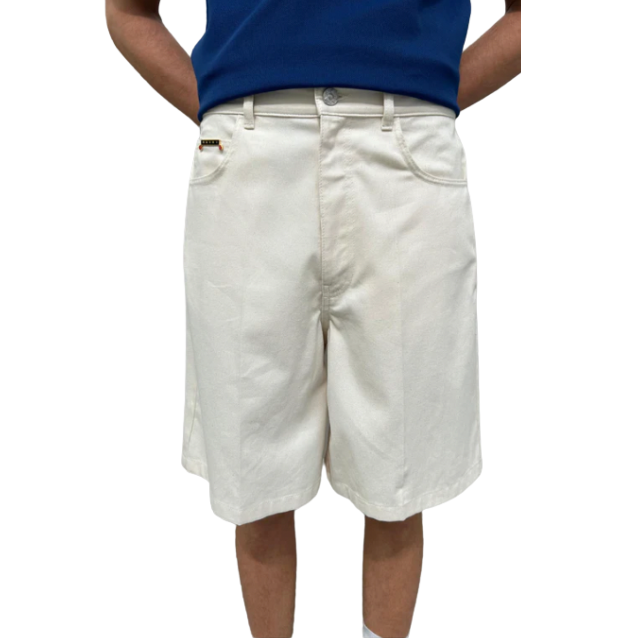 MEN - SHORT COLORED LIGHT DENIM BONE - Marni