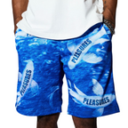 MEN -KOI MESH SHORTS - PLEASURES - Blue
