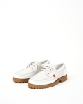 MEN - BOAT SHOE WHITE - Casa Blanca