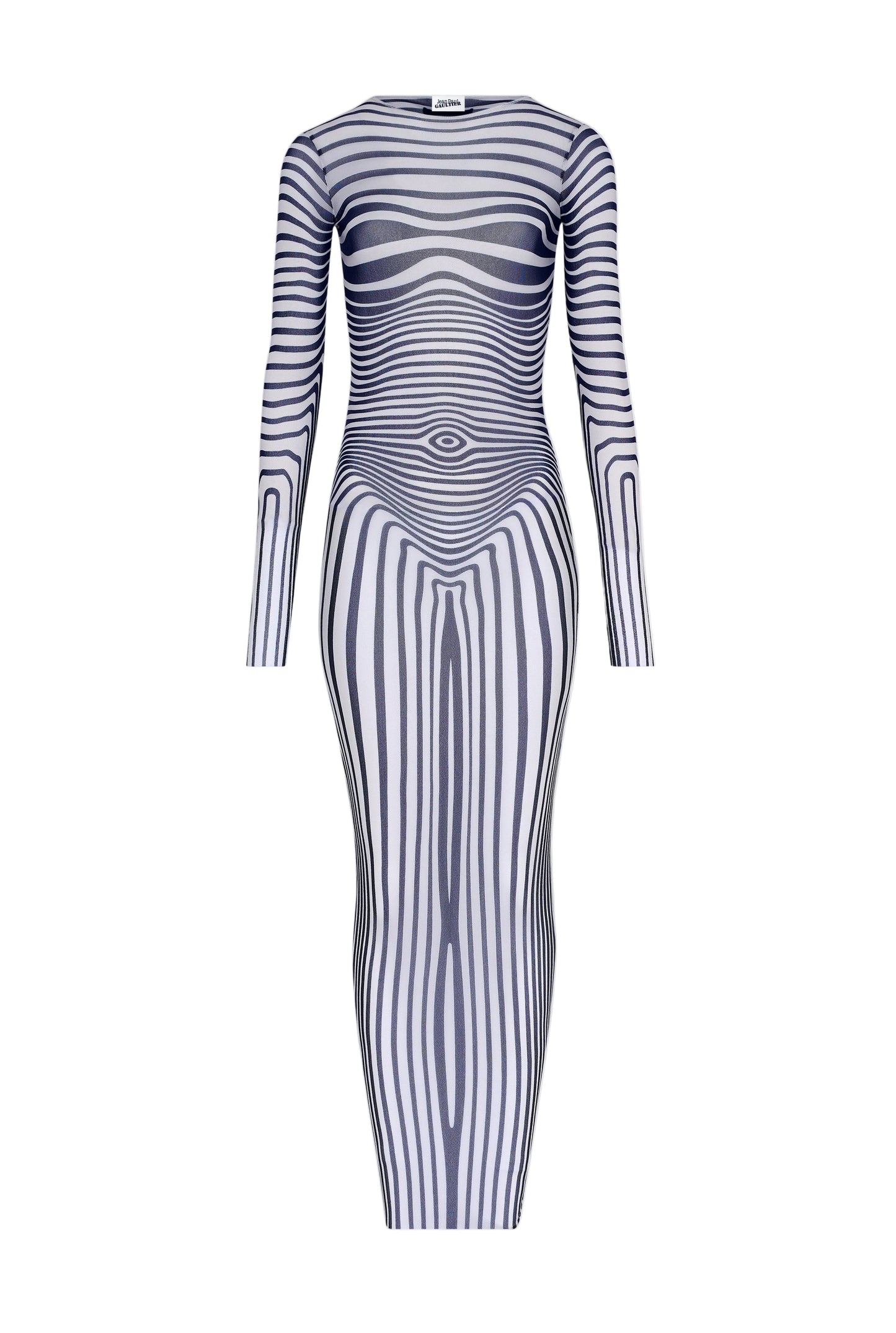 WOMEN -RE-EDITION THE NAVY BLUE BODY MORPHING DRESS - JPG