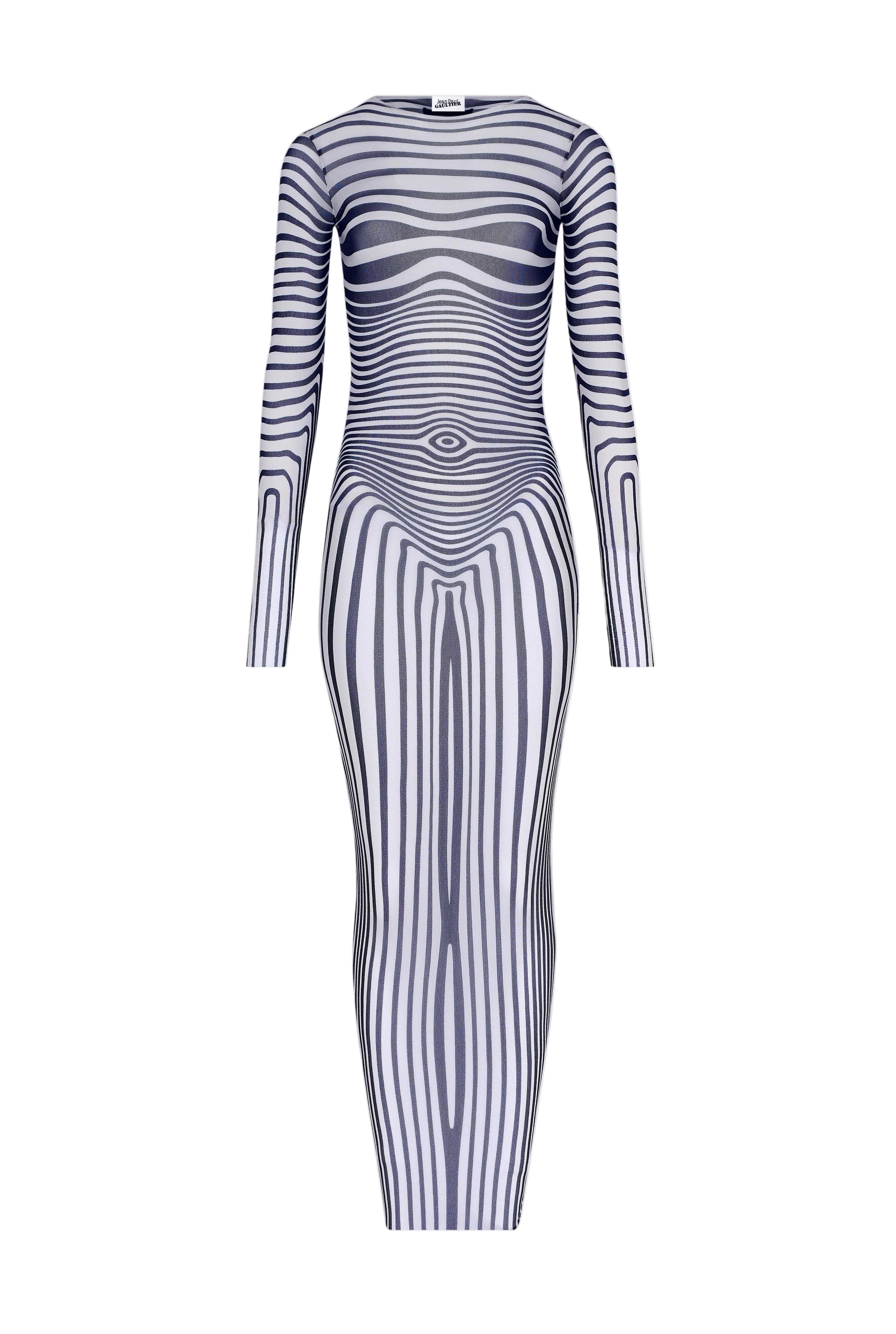 WOMEN -RE-EDITION THE NAVY BLUE BODY MORPHING DRESS - JPG