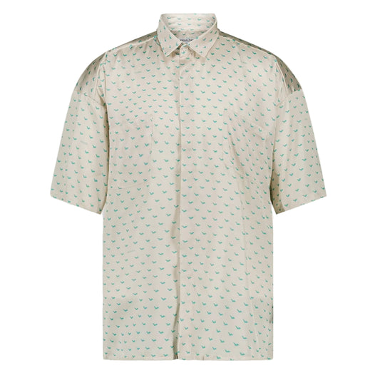 Swan Paris X Le Corner Saint Barth Collab Chemise Blanc Et Bleu