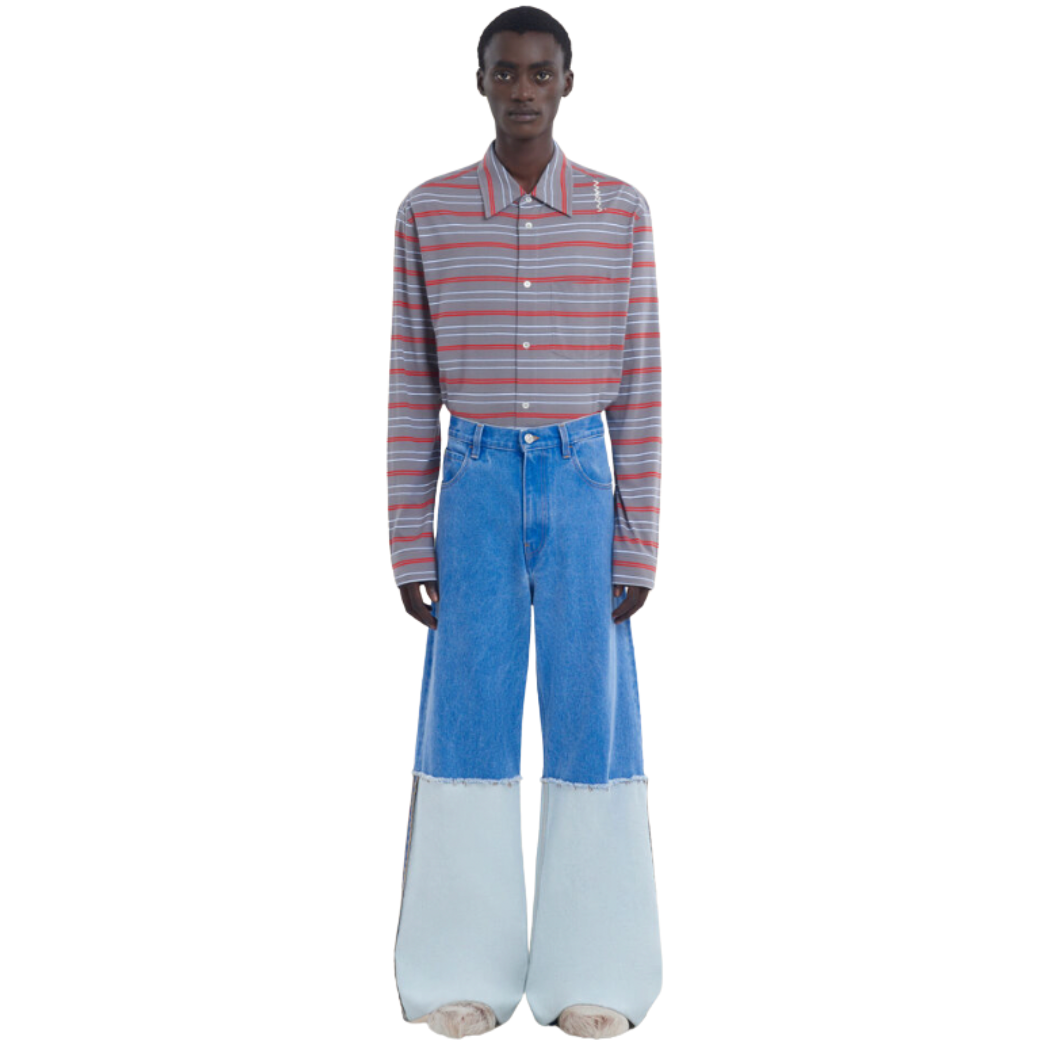 MEN - JEAN LARGE DENIM REVERS - Marni