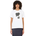 WOMEN - T-SHIIRT PRINTED BRUSHED ROSE White/Black - Marni