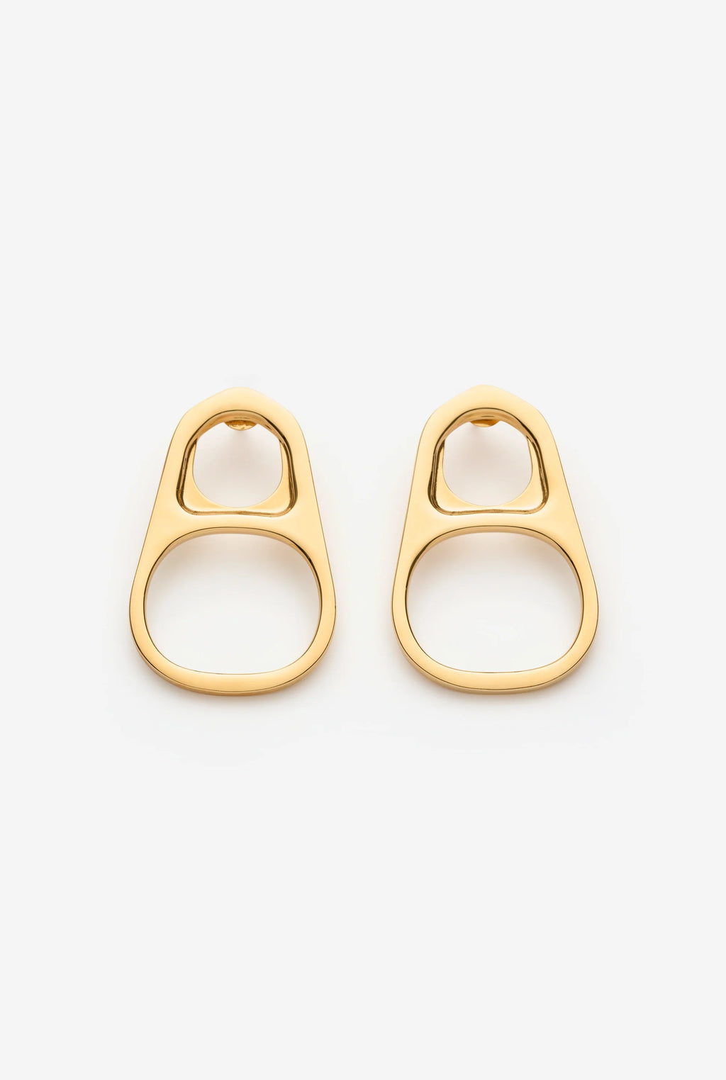 Earrings The Gold-Toned Ring-Pull - JPG