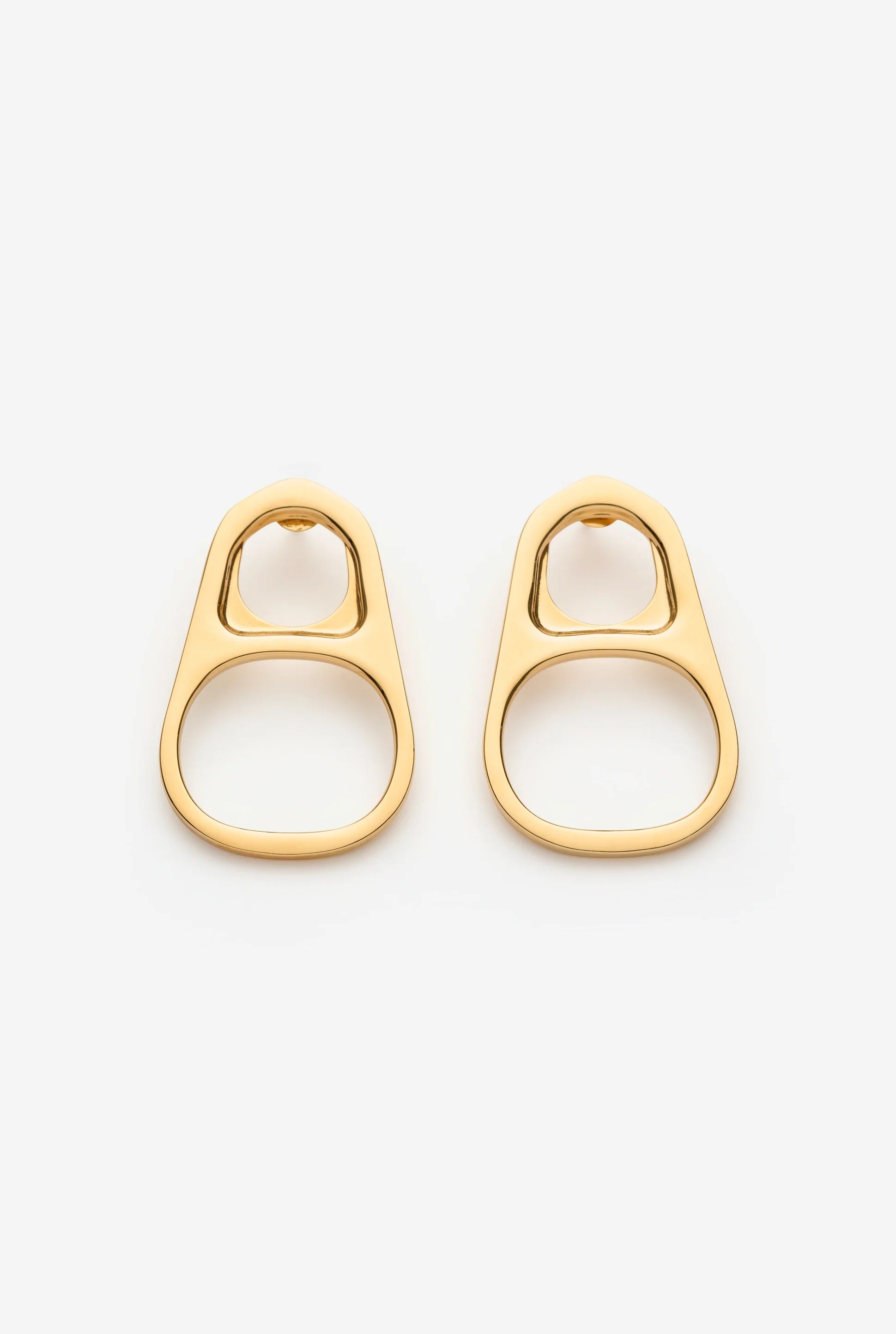 Earrings The Gold-Toned Ring-Pull - JPG