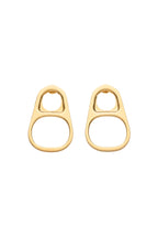 Earrings The Gold-Toned Ring-Pull - JPG
