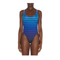 WOMEN - Swimsuit Marinière degradé Navy/LightBlue - JPG