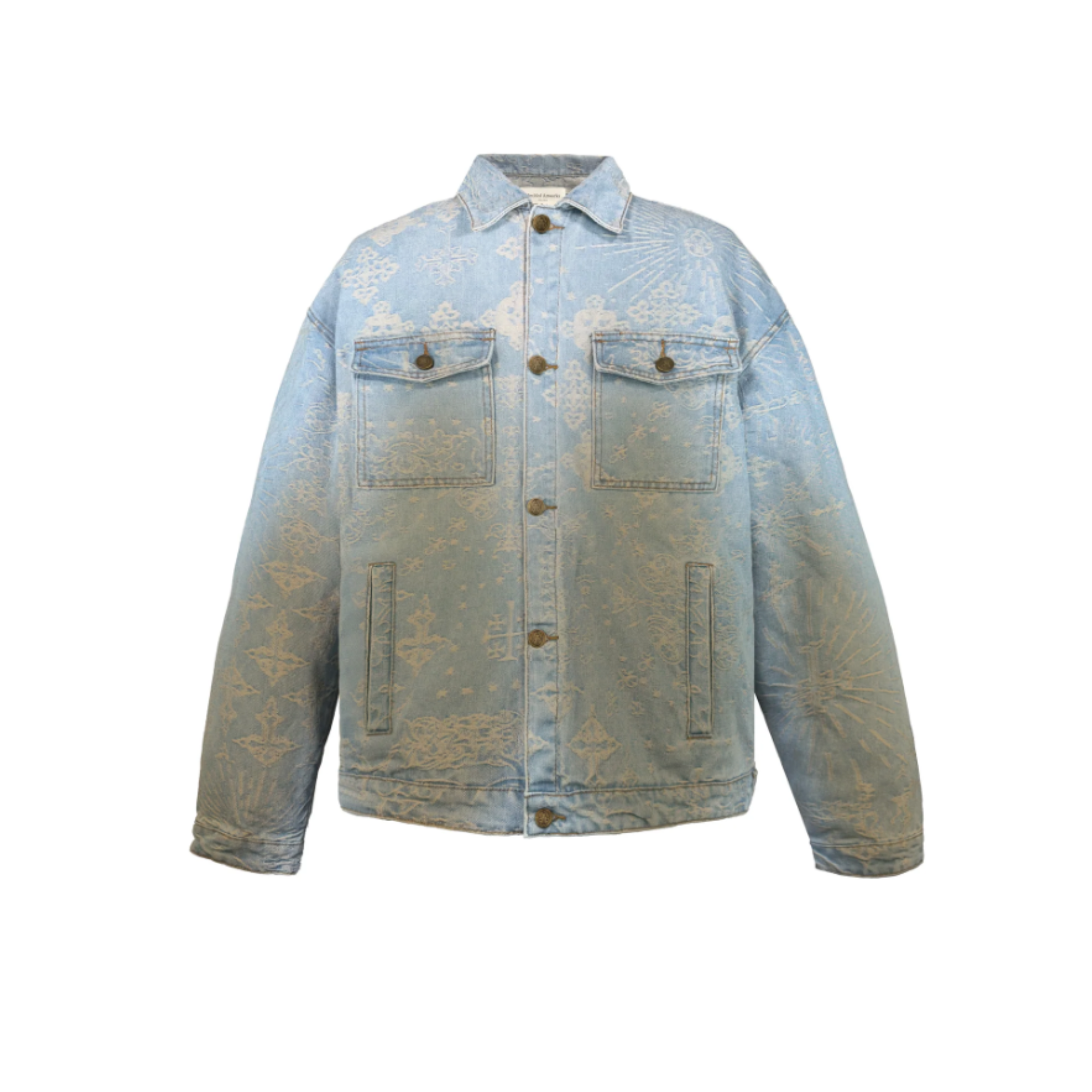 MEN - JACQUARD DENIM JACKET - Untitled Artwork