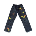 MEN - BUTTERFLY CARPENTER PANTS BLACK - About Dreams