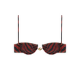 BIKINI - HAMMOND TOP BROWN TIGER PRINT - Reina Olga