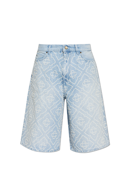 MEN - PEARL DENIM SHORT - Casa Blanca