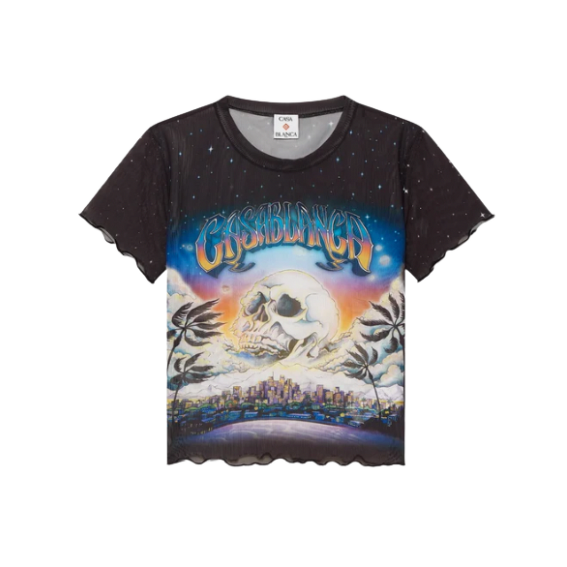 WOMEN - T-SHIRT MESH LA PREMONITION - Casa Blanca