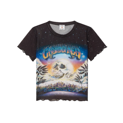 WOMEN - T-SHIRT MESH LA PREMONITION - Casa Blanca