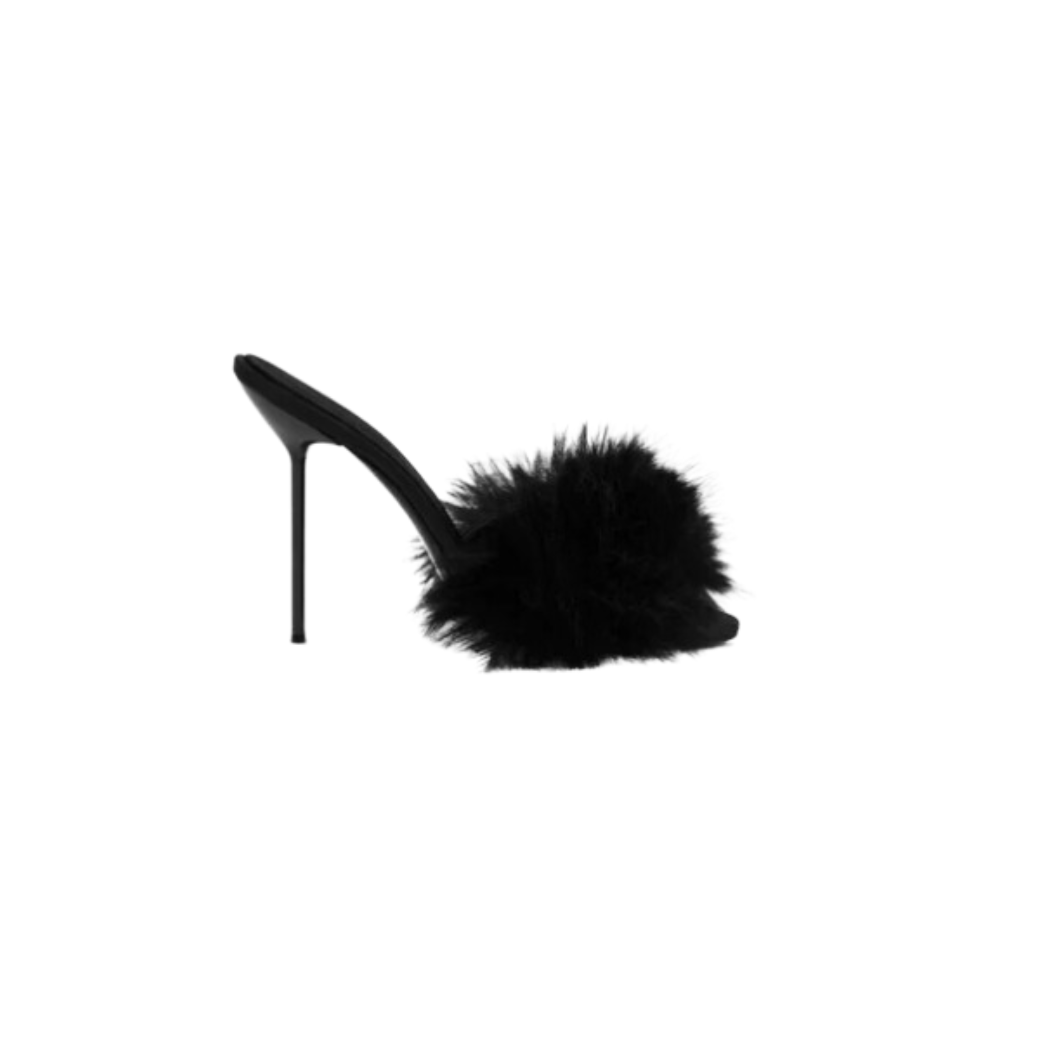 Heels - Fury Lidia Mule Black - Paris Texas