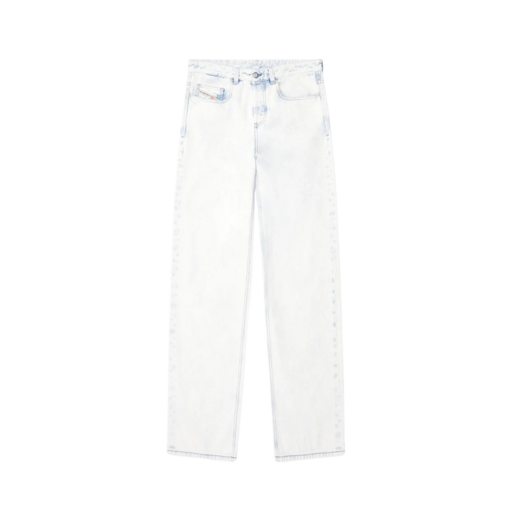 MEN - Relaxed Jeans 2001 D-Macro 09l80 White/Blue - Diesel