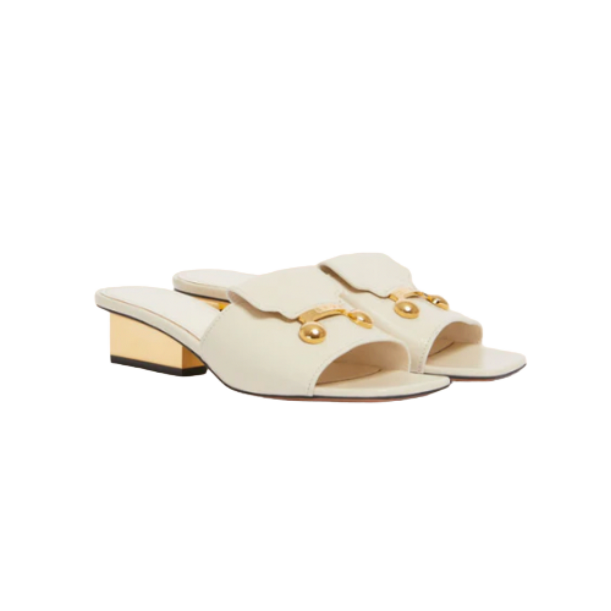 WOMEN - Sandale Trunkaroo en cuir blanc - Marni