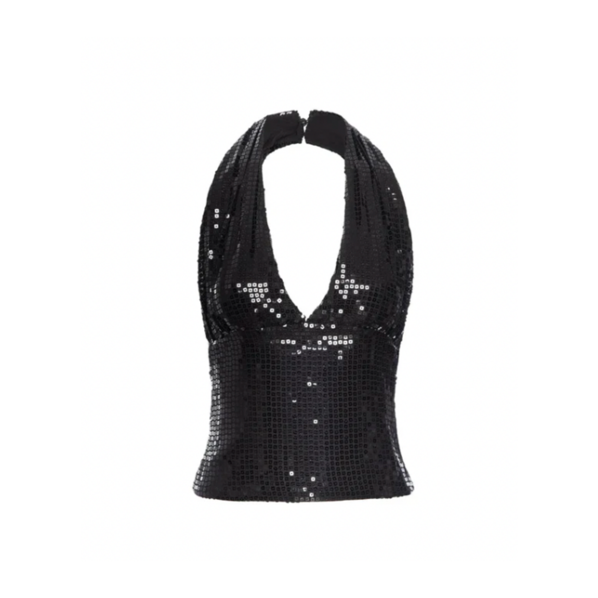 WOMEN - Mathilde Top Sequin Black - Miaou