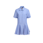 WOMEN - Robe chemise en popeline rayé bleu - Marni