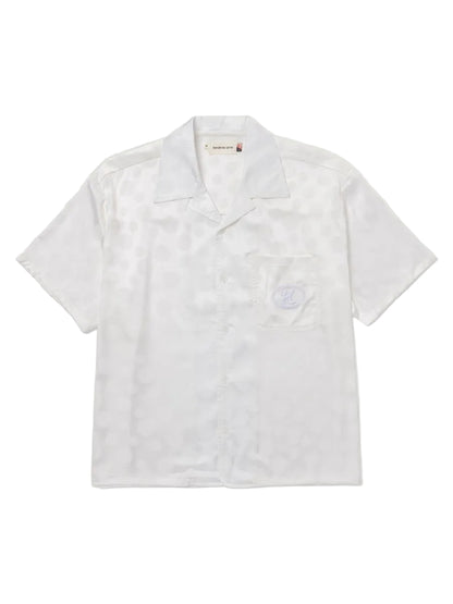 MEN - SHIRT POKA DOT CAMP WHITE - HTG
