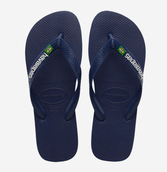 MEN - NAVY BLUE BRAZIL LOGO - Havaianas