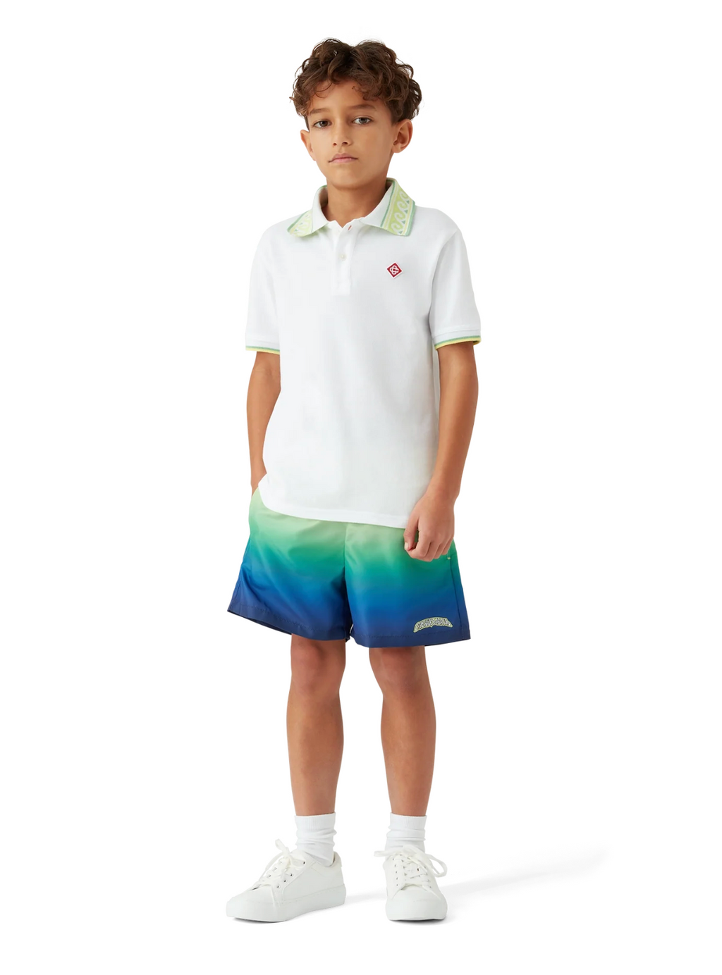 KIDS - SWIMSHORT GRADIENT DEGRADE GREEN - Casa Blanca