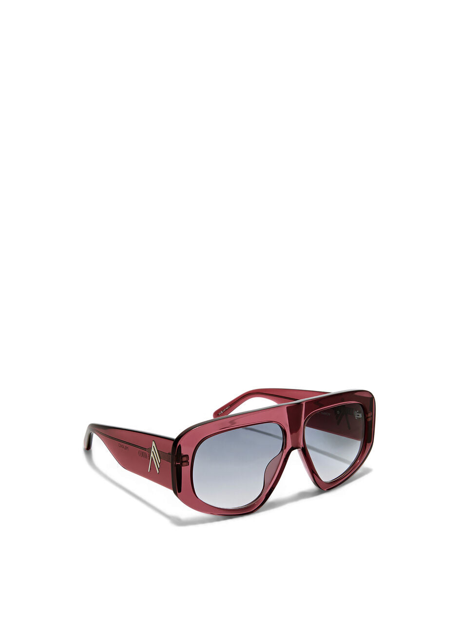 SUNGLASSES - MILANO GREY AND MAUVE - The Attico