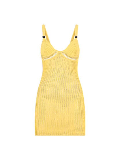 WOMEN - YELLOW MINI DRESS - The Attico