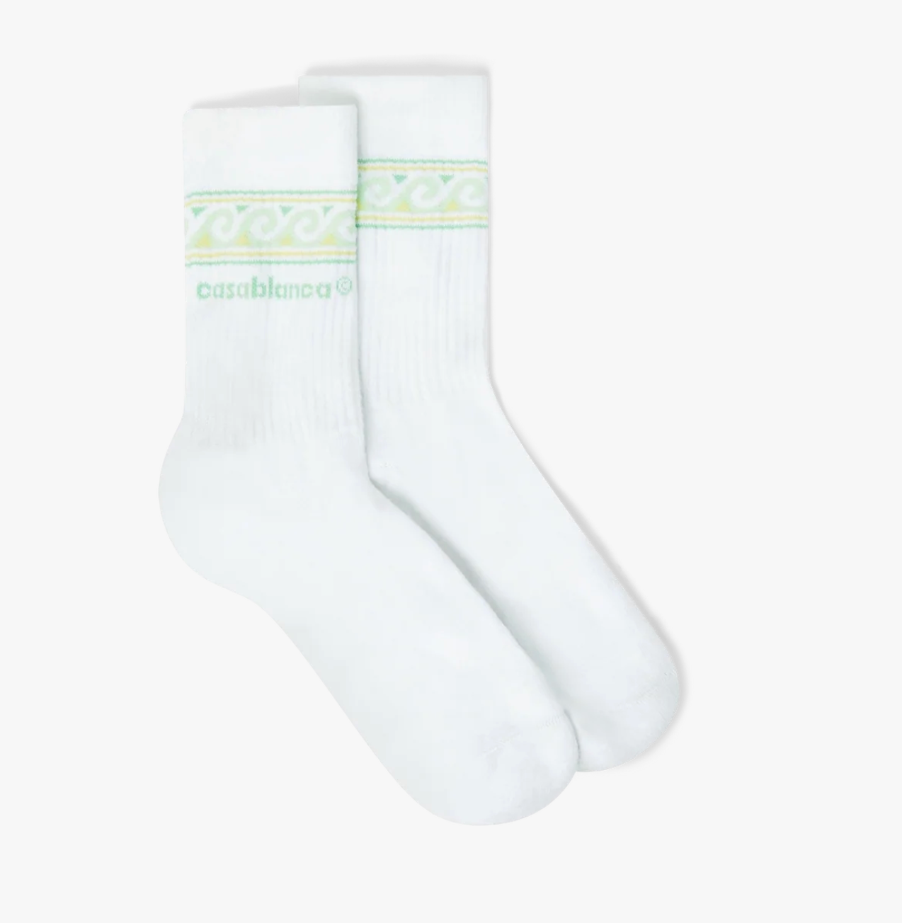 Chaussettes en maille Wave Green - Casa Blanca