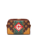BAG - Brown Monogram Crossbody - Casa Blanca